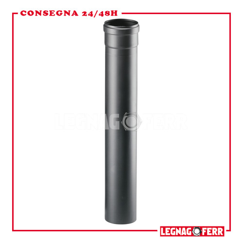 Tubo stufe pellet nero - tubo,